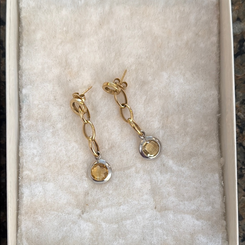 MILROS 14k drop earrings